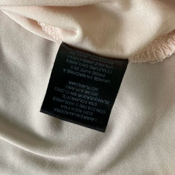 Laundry Shelli Segal pink ruffle strap tank top shirt Sz S - Picture 9 of 10